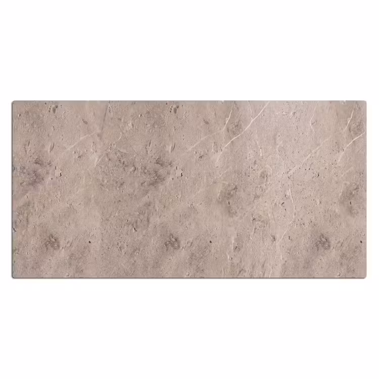 Textuur - Steen - Patroon - Rustiek - Beige Muismat XXL klein -3d_leeg