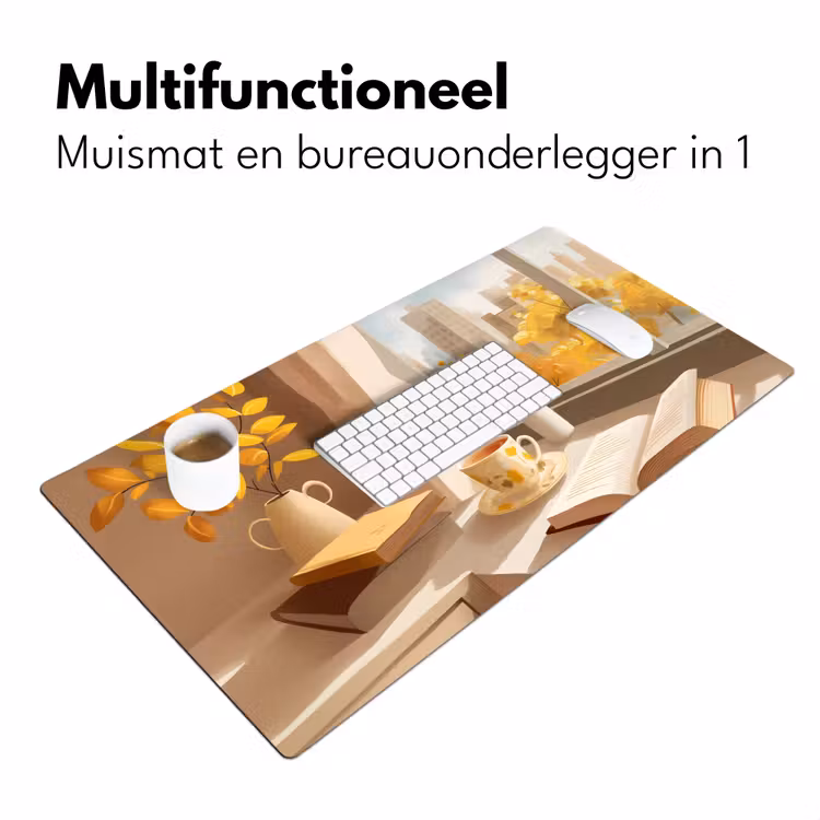 Thee - Boek - Thee - Herfst Muismat XXL klein -sfeer4