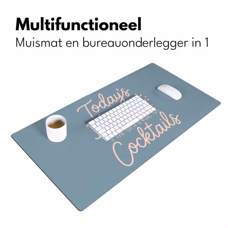 Today's Forecast - Cocktails - Blauw Muismat XXL klein -sfeer4