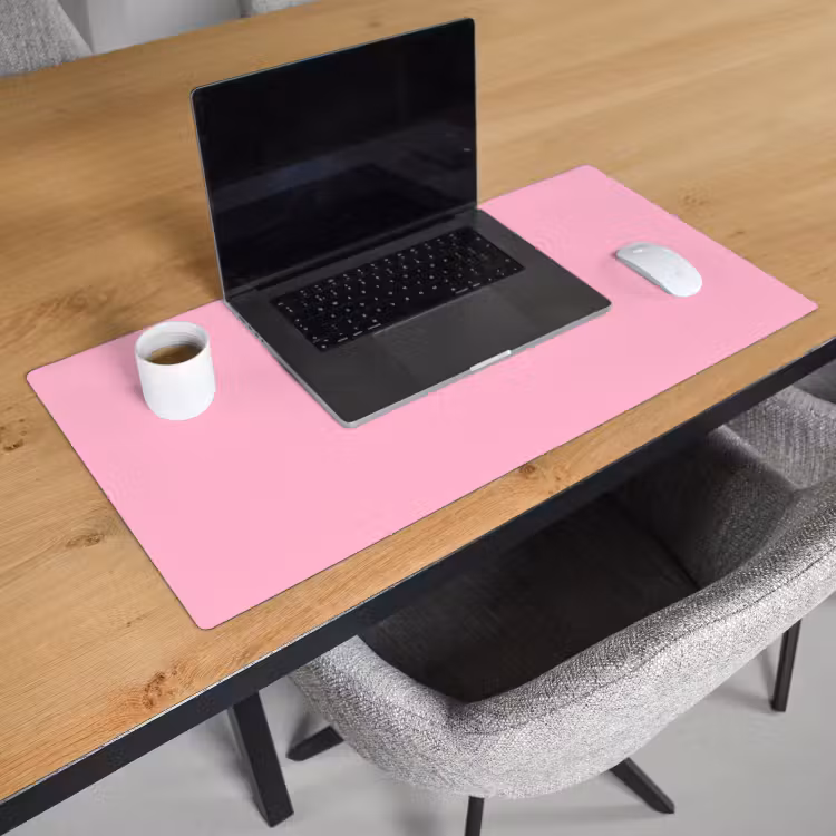 Toedeloe - Roze - Minimalistisch Muismat XXL klein -sfeer1