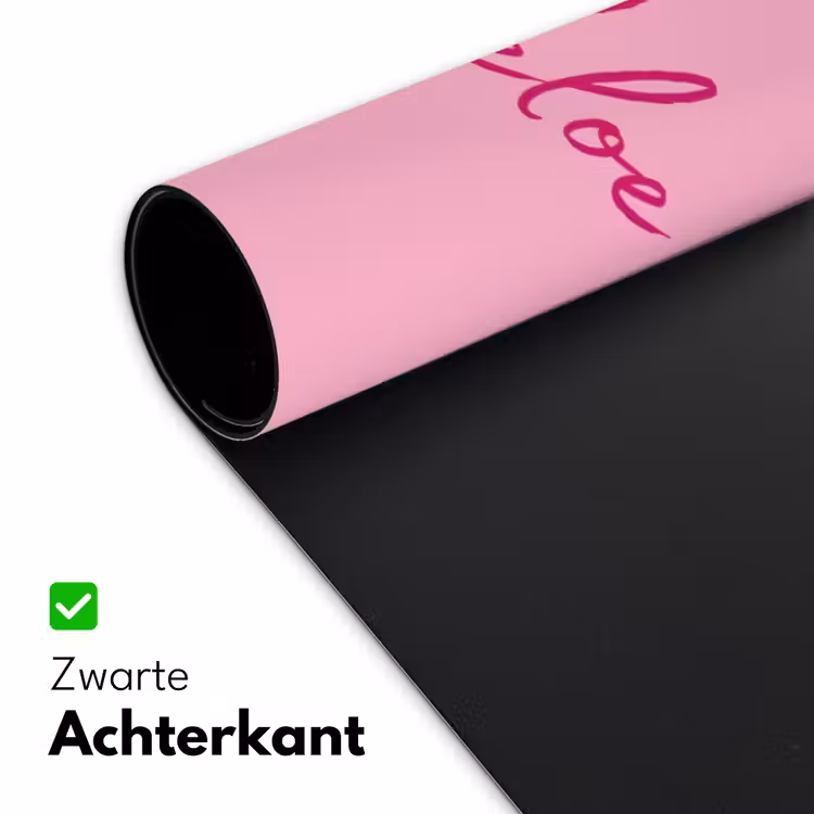Toedeloe - Roze - Minimalistisch Muismat XXL klein -sfeer2