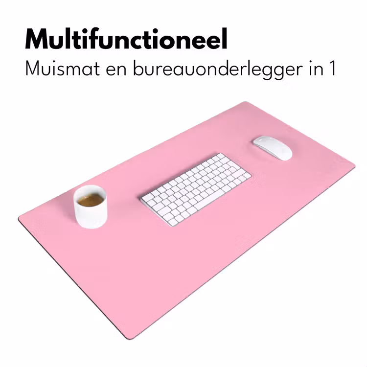 Toedeloe - Roze - Minimalistisch Muismat XXL klein -sfeer4