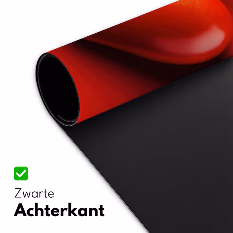 Tomaat - Rood - Hart Muismat XXL klein -sfeer2
