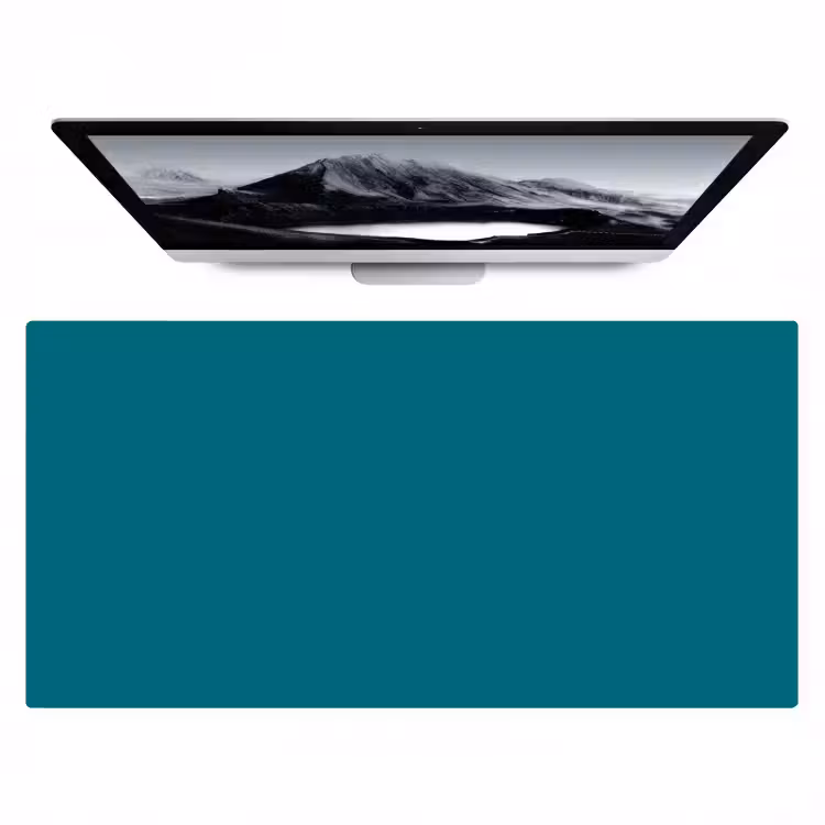 Tropical - Peacock - Blauw Muismat XXL klein 681 -zzz3d