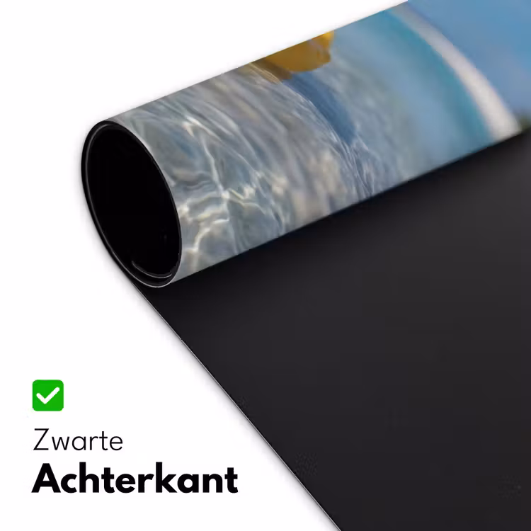 Tropisch - Badeend - geel Muismat XXL klein -sfeer2