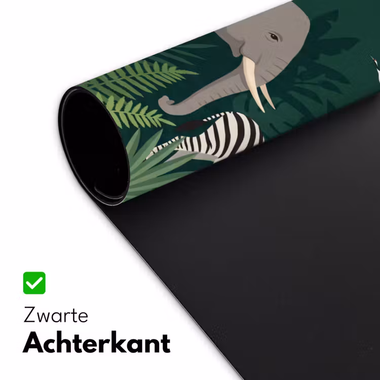 Tropisch - Jungle - Groen Muismat XXL klein -sfeer2