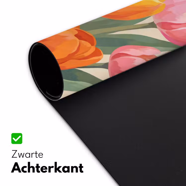 Tulpen - Abstract - Kleurrijk Muismat XXL klein -sfeer2