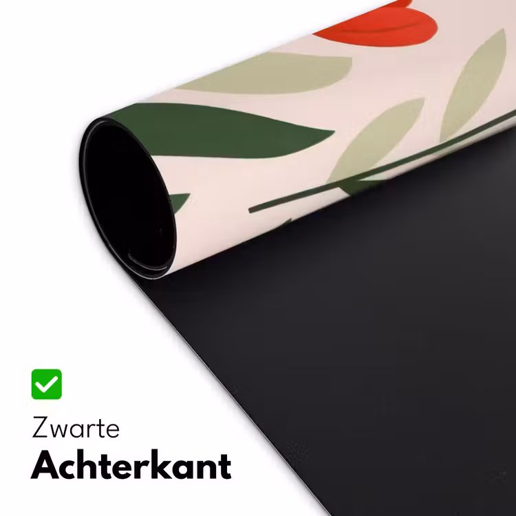 Tulpen - Modern - Roze Muismat XXL klein -sfeer2