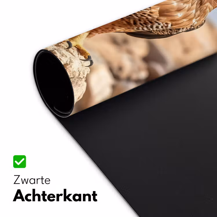 Valk - Vogel - Rots - Macht Muismat XXL klein -sfeer2