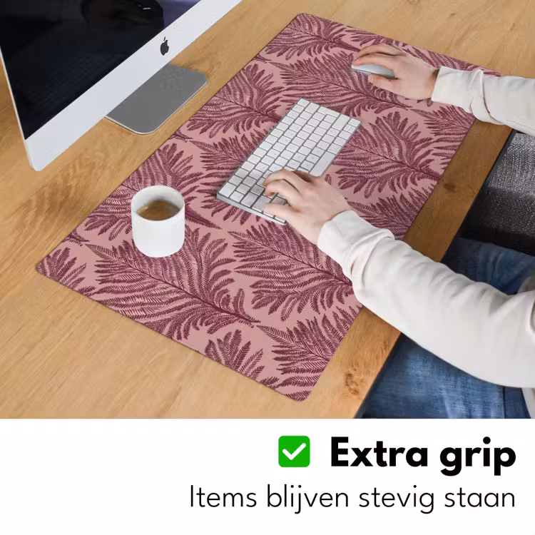 Varen - Patroon - Paars Muismat XXL klein 681 -sfeer3
