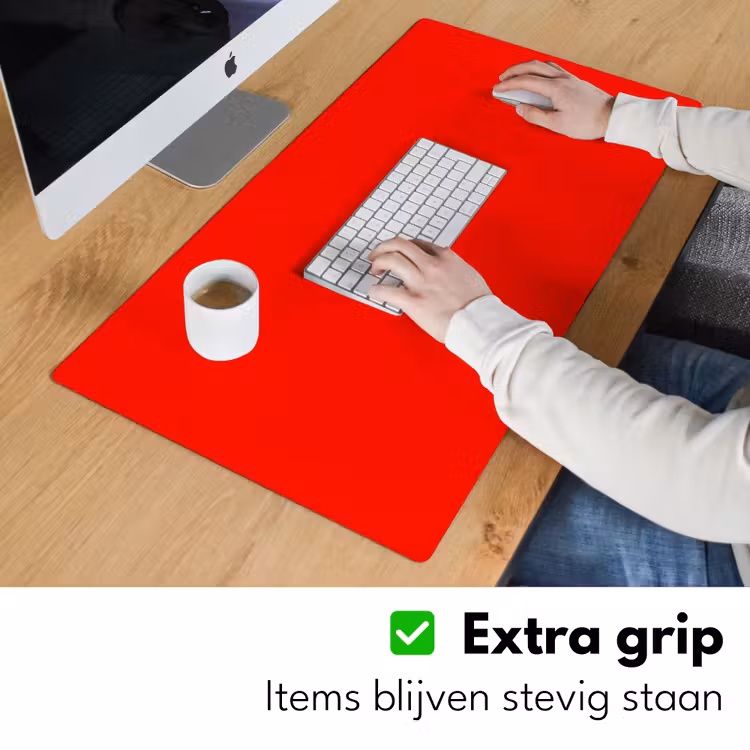 Vibrant - Vermilion - Rood Muismat XXL klein 681 -sfeer3