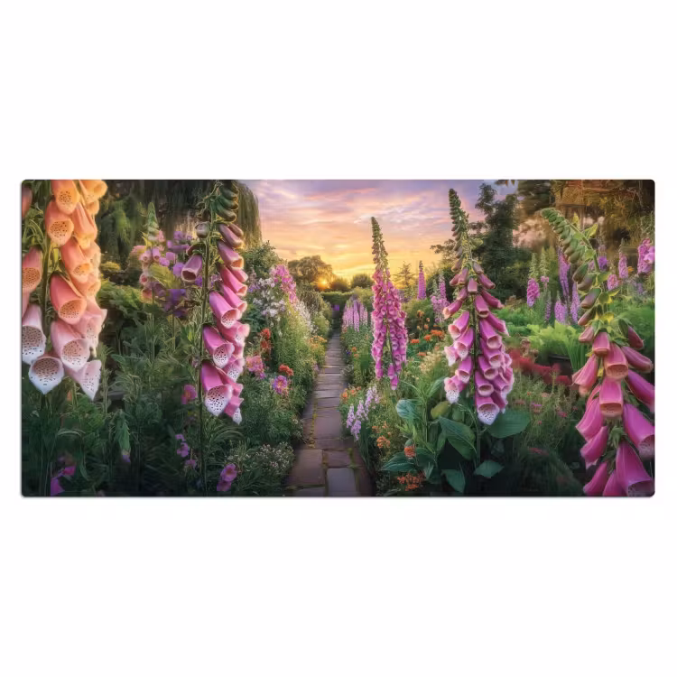 Vingerhoedskruid - Bloemen - Tuin Muismat XXL klein -3d_leeg