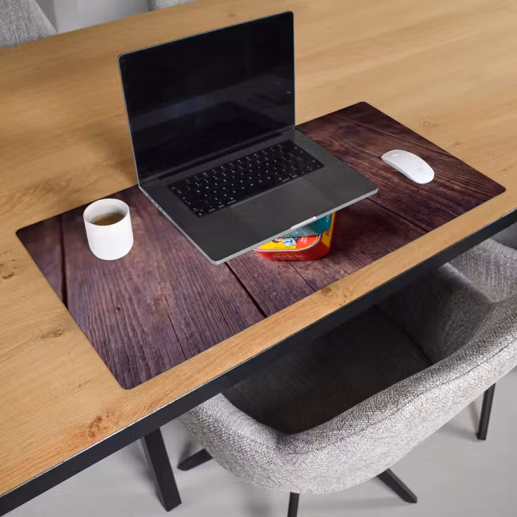 Bureau onderlegger - Vis - Blikjes - Keuken - Vis - Blikjes - Keuken Muismat XXL klein