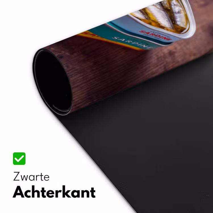 Bureau onderlegger - Vis - Blikjes - Keuken - Vis - Blikjes - Keuken Muismat XXL klein
