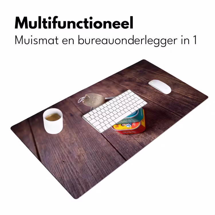 Bureau onderlegger - Vis - Blikjes - Keuken - Vis - Blikjes - Keuken Muismat XXL klein