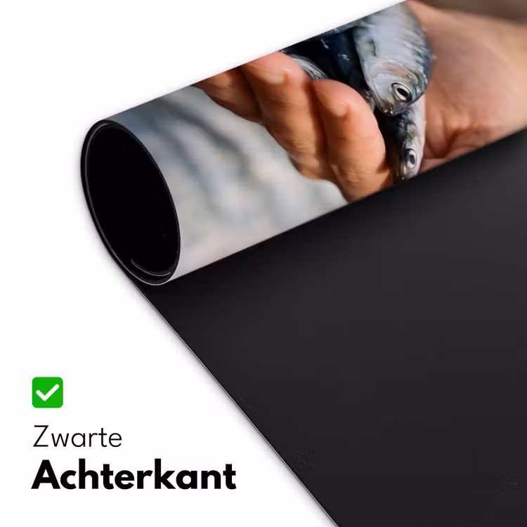 Bureau onderlegger - Vis - Handen - Natuur - Vis - Handen - Natuur Muismat XXL klein