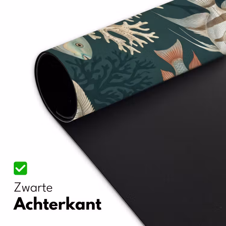 Vis - Koraal - Onderwater - Illustratie Muismat XXL klein -sfeer2