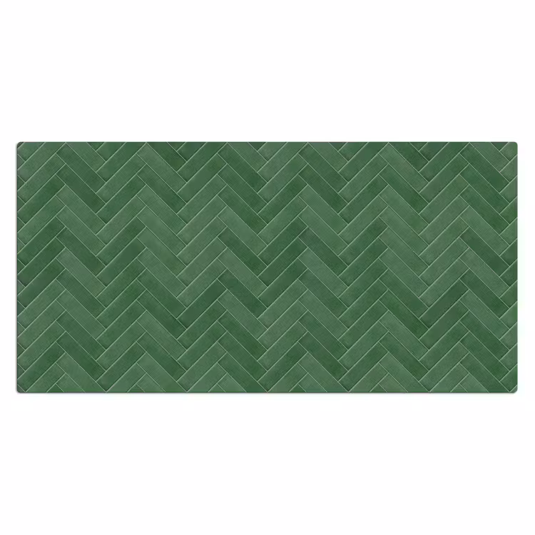 Visgraat - Wandtegel - Bosgroen Muismat XXL klein 681 -3d_leeg