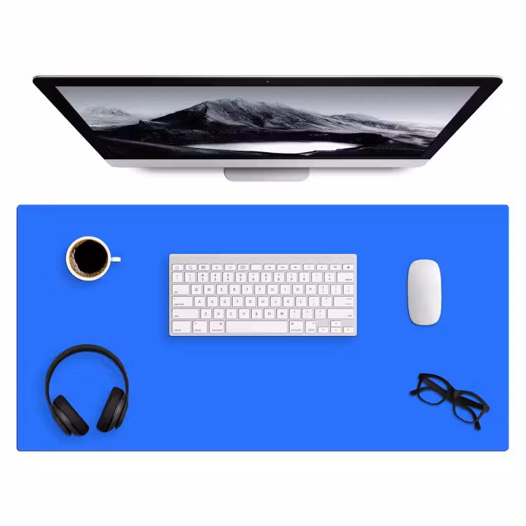 Vivid - Cobalt - Blauw Muismat XXL klein 681 -3d