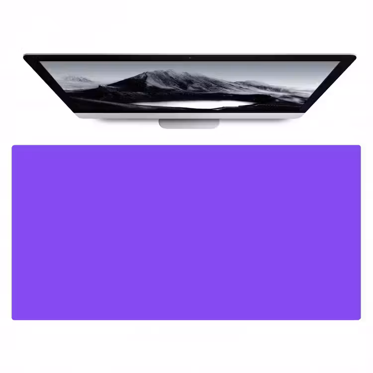 Vivid - Violet - Paars Muismat XXL klein 681 -zzz3d