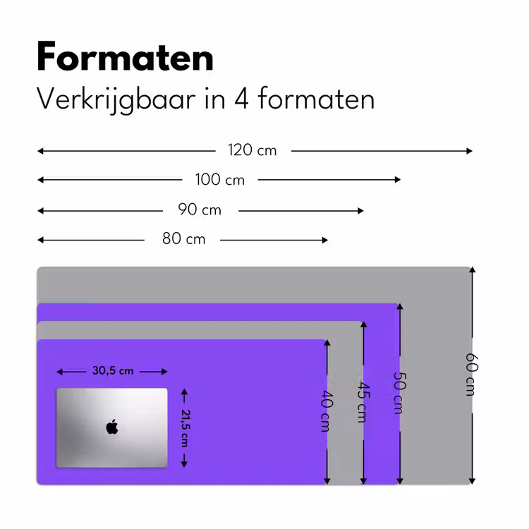 Vivid - Violet - Paars Muismat XXL klein 681 -sfeer5