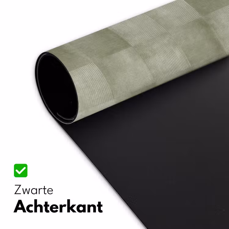 Vlakken - Rustiek - Groen Muismat XXL klein 681 -sfeer2