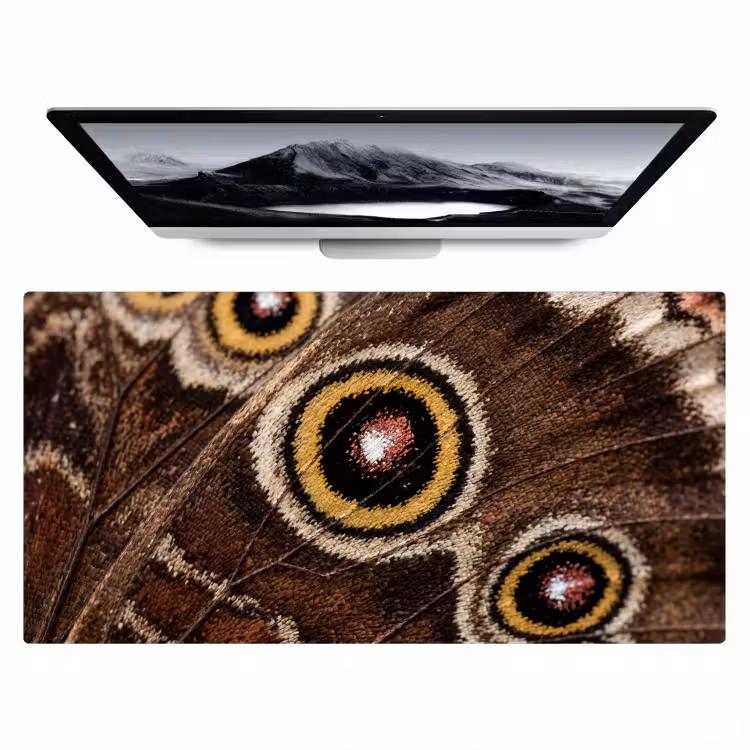 Vlinder - Vleugel - Abstract Muismat XXL klein -zzz3d
