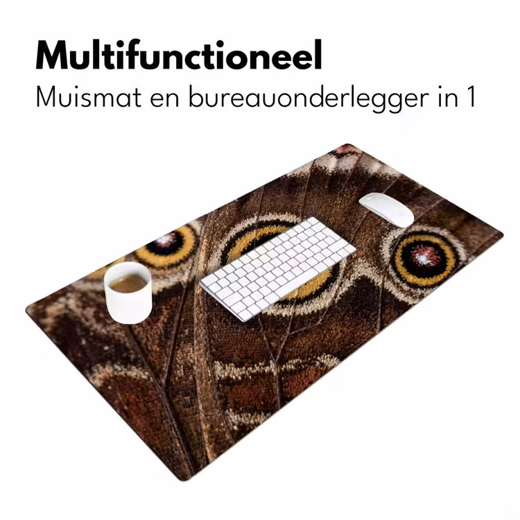 Vlinder - Vleugel - Abstract Muismat XXL klein -sfeer4