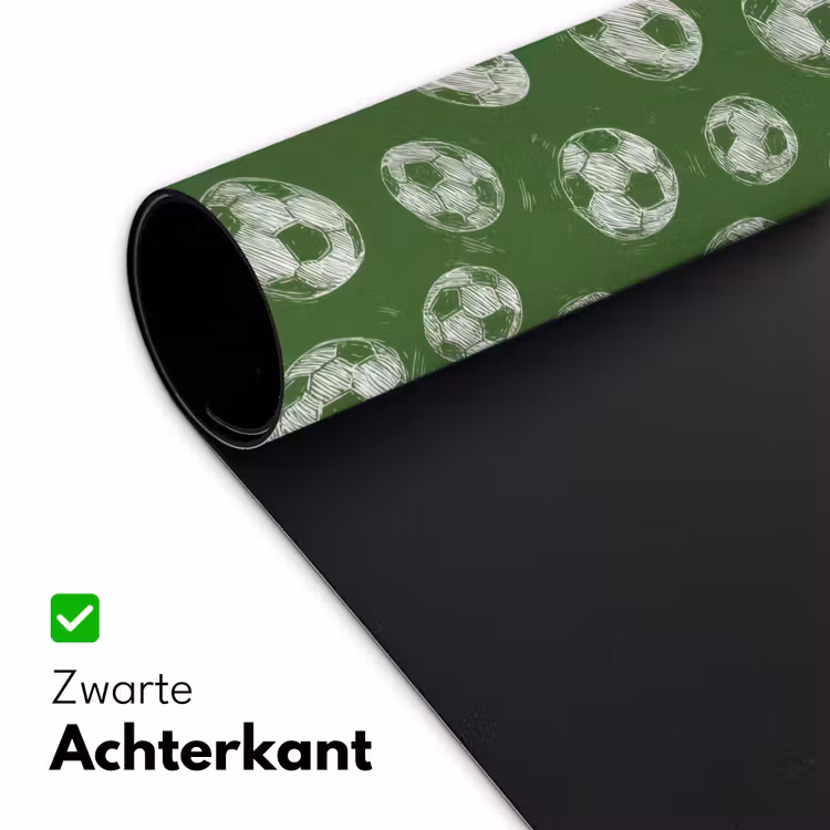 Voetbal - Sport - Groen Muismat XXL klein 681 -sfeer2