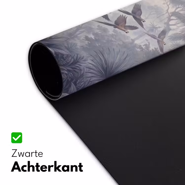 Vogel - Vliegend - Jungle - Vintage - Dieren Muismat XXL klein -sfeer2