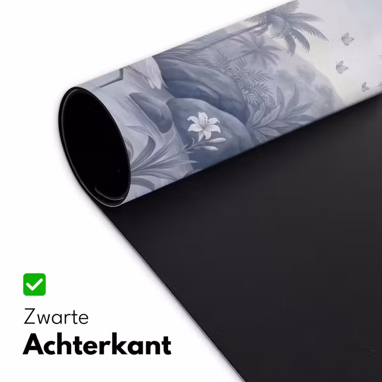 Vogel - Water - Tropisch - Natuur - Blauw Muismat XXL klein -sfeer2