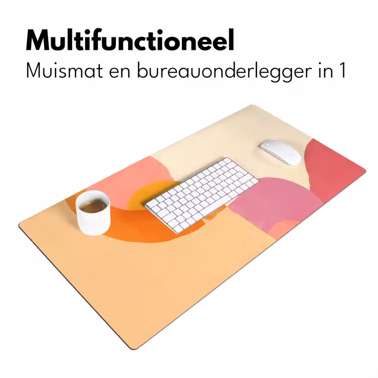 Vormen - Abstract - Kleurrijk Muismat XXL klein -sfeer4
