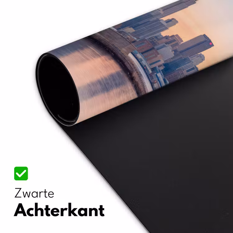 Vrijheidsbeeld - New York - Zonsopgang - Stad - Architectuur Muismat XXL klein -sfeer2