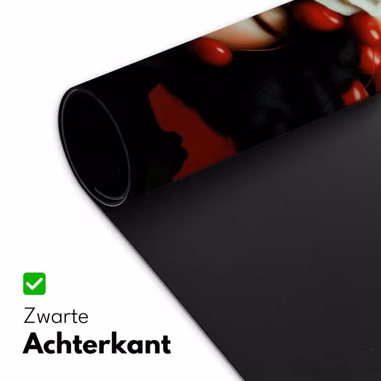 Vrouw - Kersen - Slagroom Muismat XXL klein -sfeer2