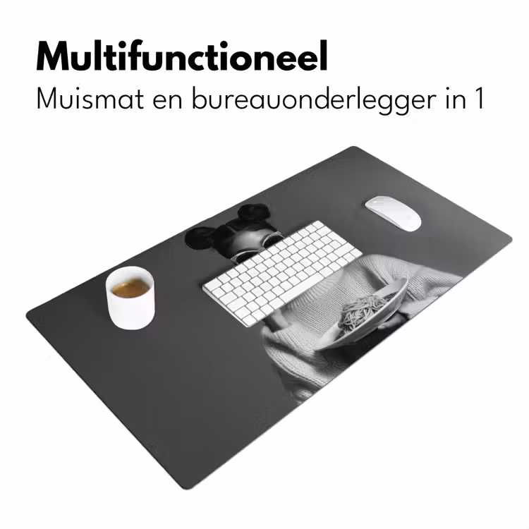 Vrouw - Pasta - Zonnebril Muismat XXL klein -sfeer4
