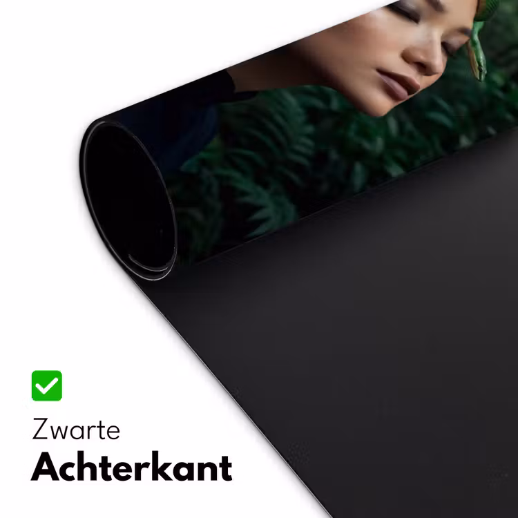 Vrouw - Slang - Natuur - Mystiek - Groen Muismat XXL klein -sfeer2