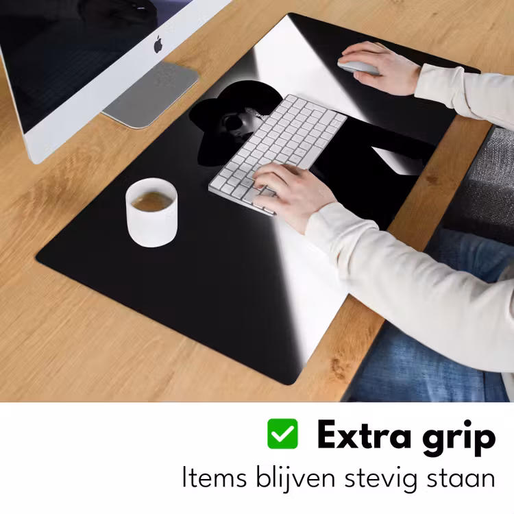 Vrouw - Wijn - Chic Muismat XXL klein -sfeer3