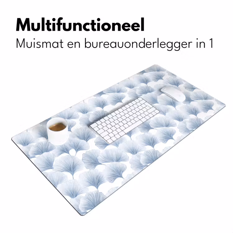 Waaier - Modern - Blauw Muismat XXL klein 681 -sfeer4