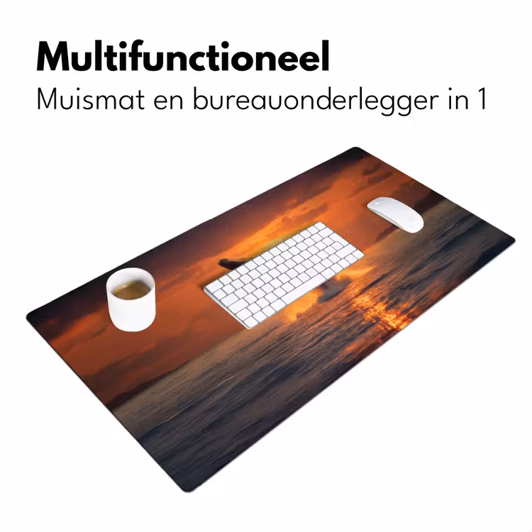 Walvis - Zon - Zee Muismat XXL klein -sfeer4