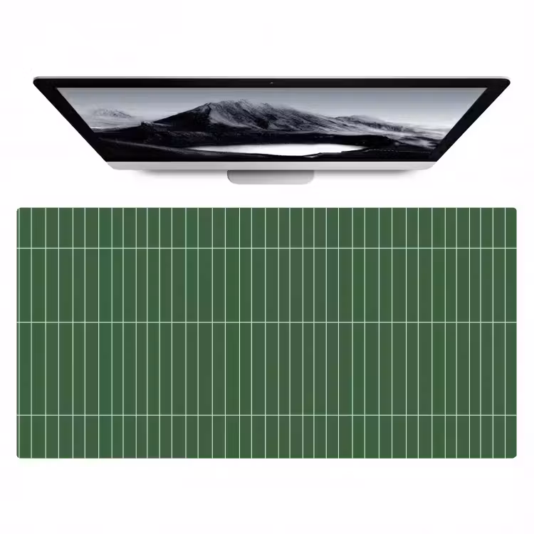 Wandtegel - Verticaal - Donkergroen Muismat XXL klein 681 -zzz3d