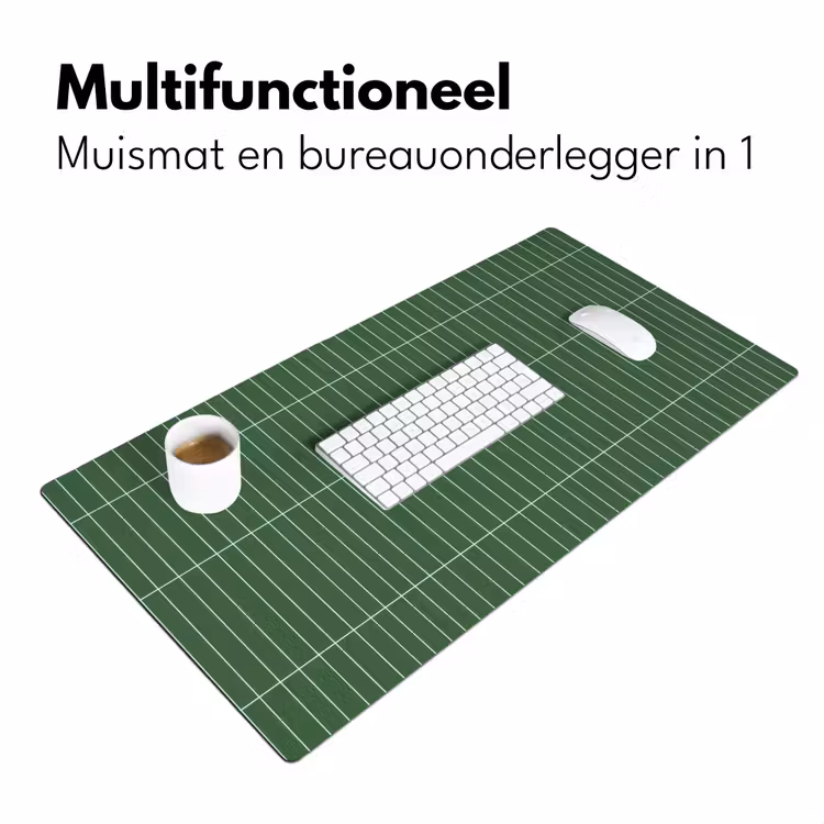 Wandtegel - Verticaal - Donkergroen Muismat XXL klein 681 -sfeer4