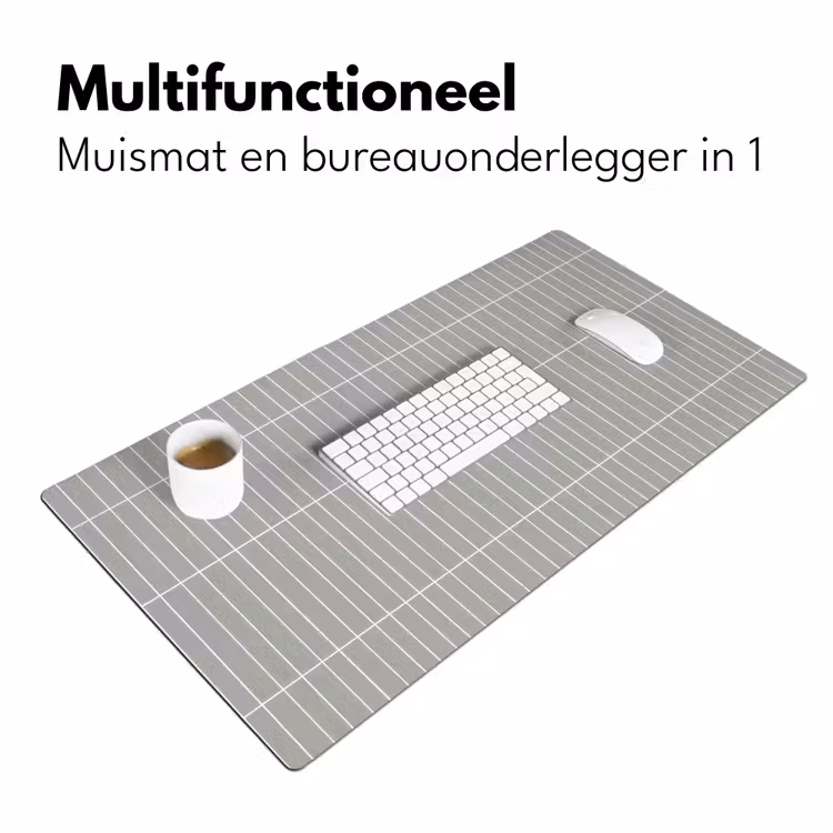 Wandtegel - Verticaal - Lichtgrijs Muismat XXL klein 681 -sfeer4