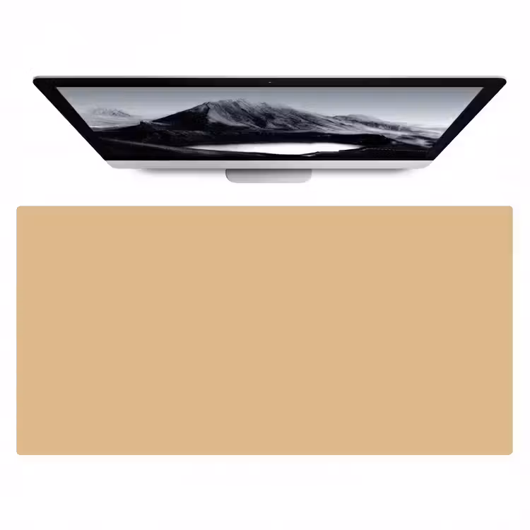 Warm - Sand - Nude Muismat XXL klein 681 -zzz3d