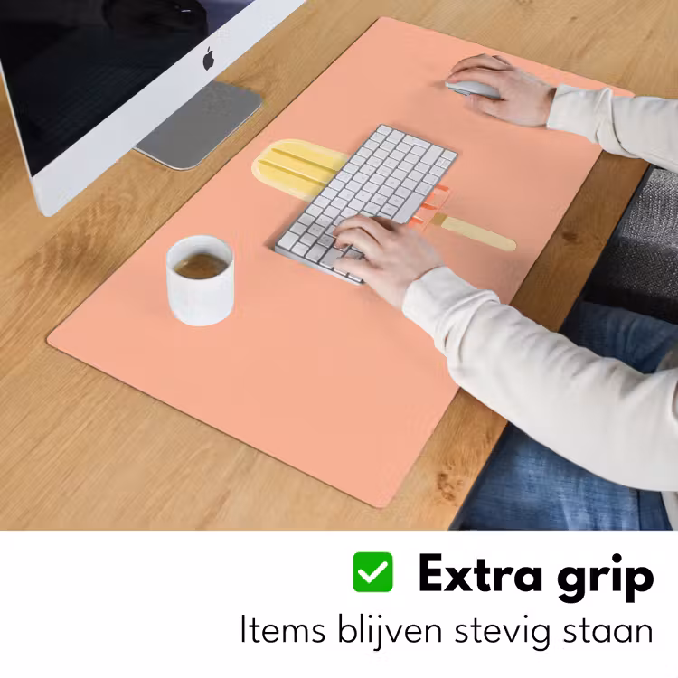 Waterijsje - Pasteltinten - Minimalistisch Muismat XXL klein -sfeer3
