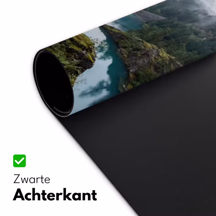 Waterval - Bomen - Bergen Muismat XXL klein -sfeer2