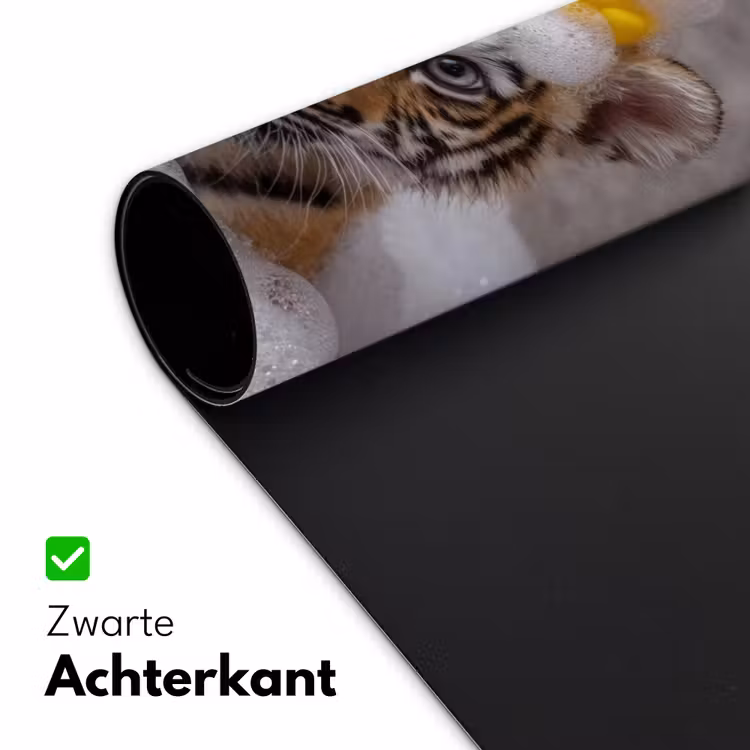 Welpje - Bad - Geel Muismat XXL klein -sfeer2