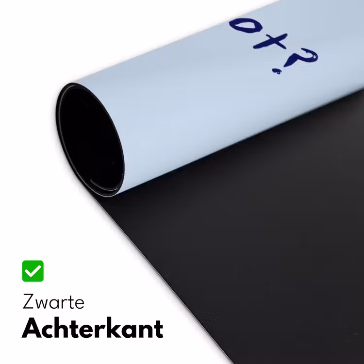 Why not - Blauw - Donker blauw - Quote Muismat XXL klein -sfeer2