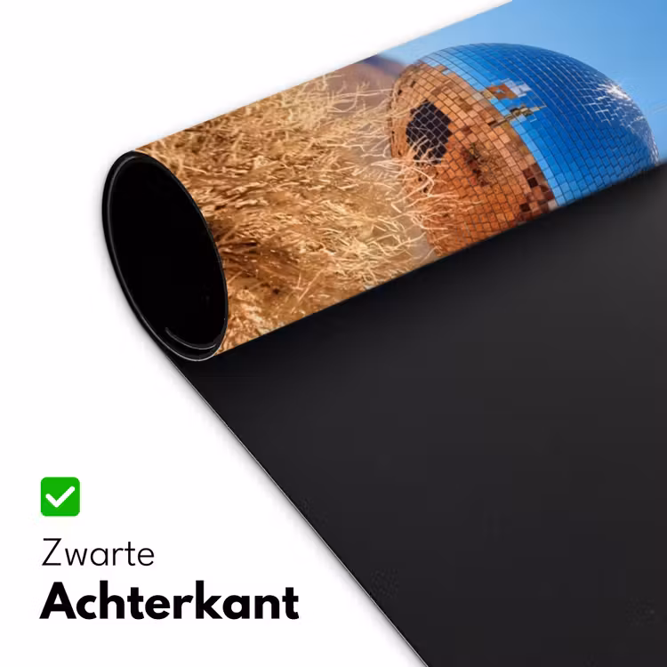 Bureau onderlegger - Woestijn - Spiegelbal - Kunst - Woestijn - Spiegelbal - Kunst Muismat XXL klein