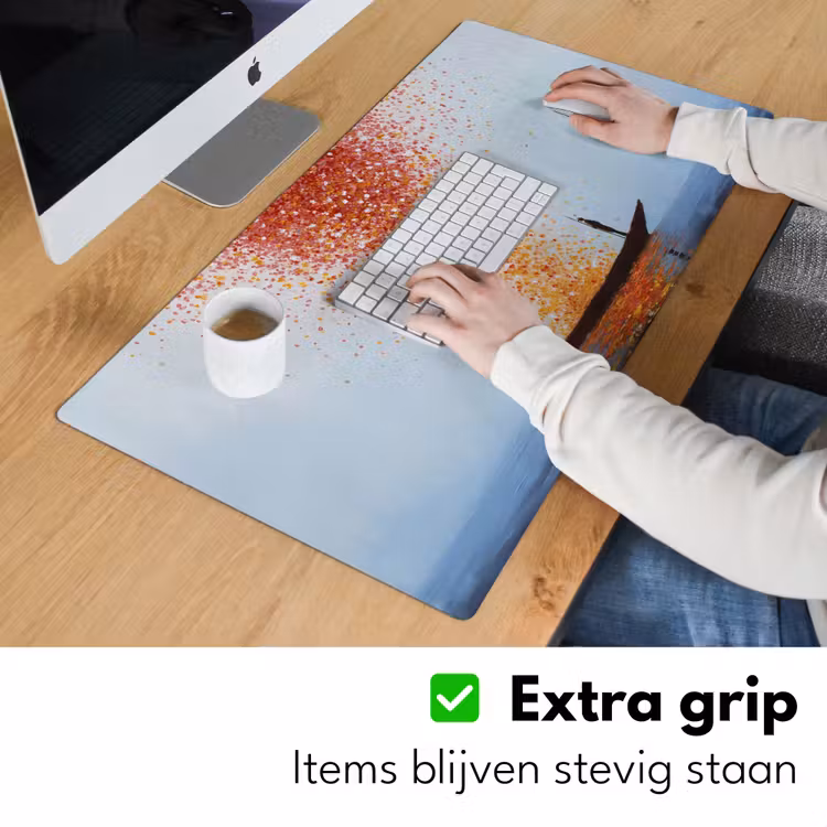 Wolk - Confetti - Boot - Wateroppervlakte Muismat XXL klein -sfeer3