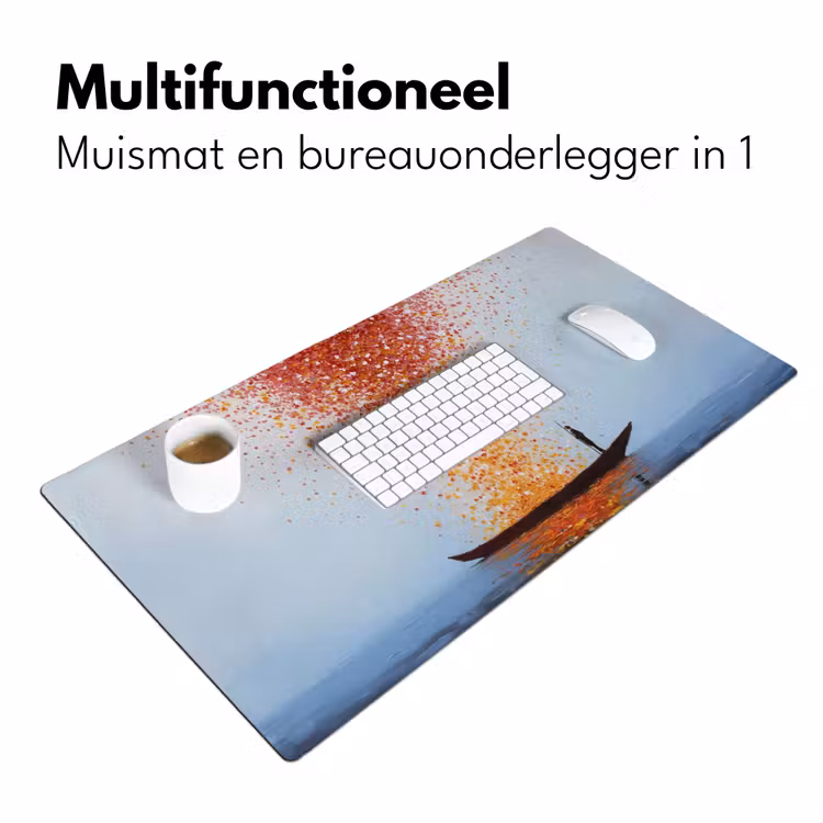 Wolk - Confetti - Boot - Wateroppervlakte Muismat XXL klein -sfeer4